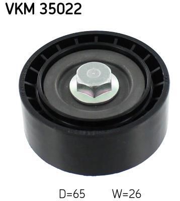 Galet enrouleur de courroie d'accessoire SKF ref. VKM 35022